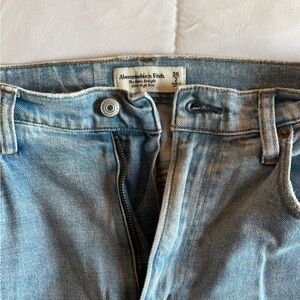 Abercrombie Ankle Straight Ultra High Rise Jeans